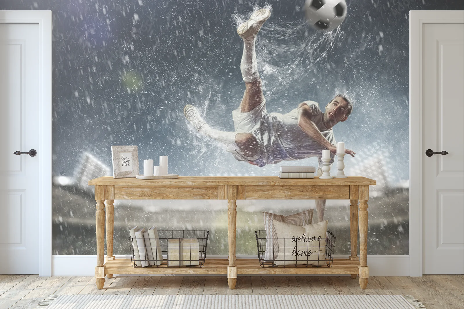 Ekspresyjny futbol w mrocznych odcieniach