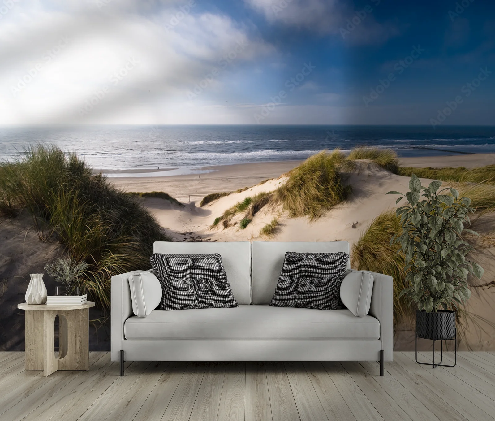 Niezapomniane wydmy i ocean w harmonii kolorów
