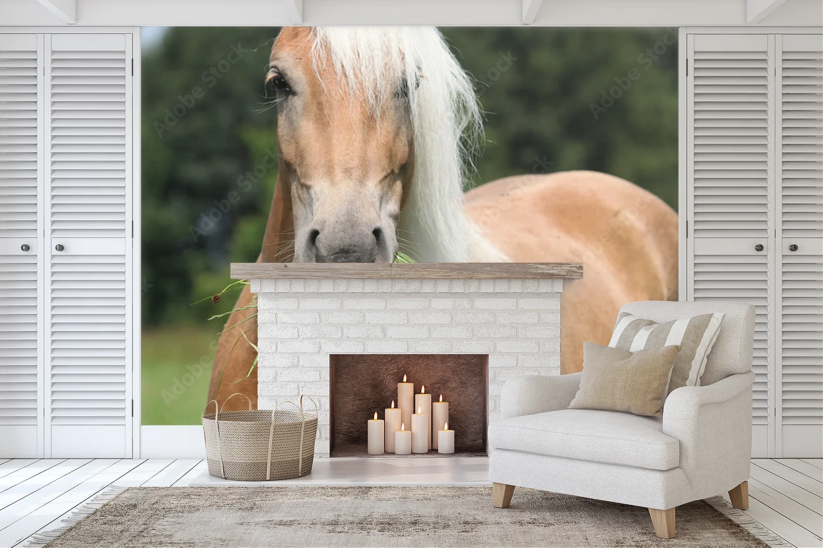 Wspaniała chwila: Haflinger w pastelowej scenerii