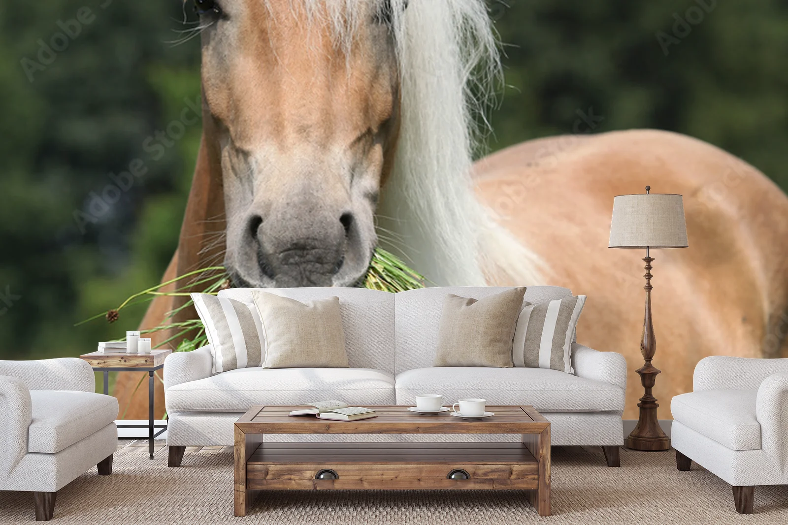 Wspaniała chwila: Haflinger w pastelowej scenerii
