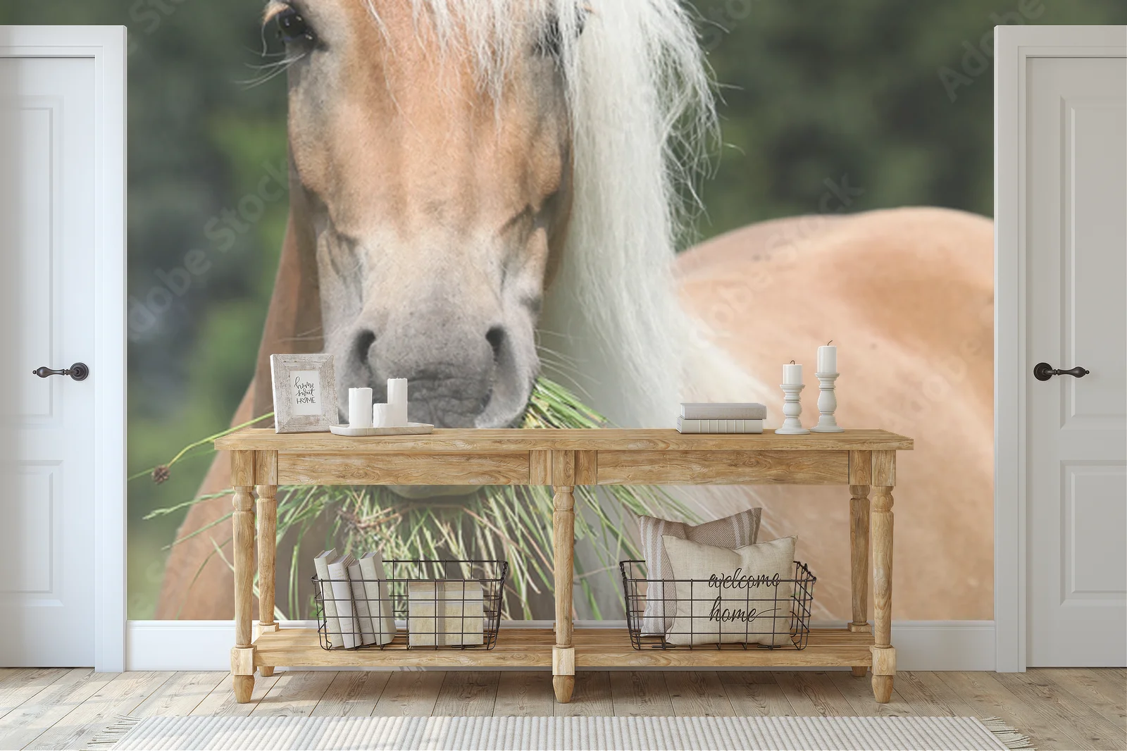 Wspaniała chwila: Haflinger w pastelowej scenerii