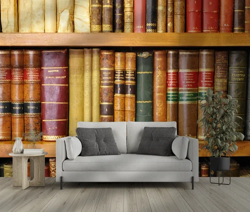 Nostalgiczna podróż w świat starej biblioteki
