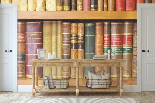 Nostalgiczna podróż w świat starej biblioteki