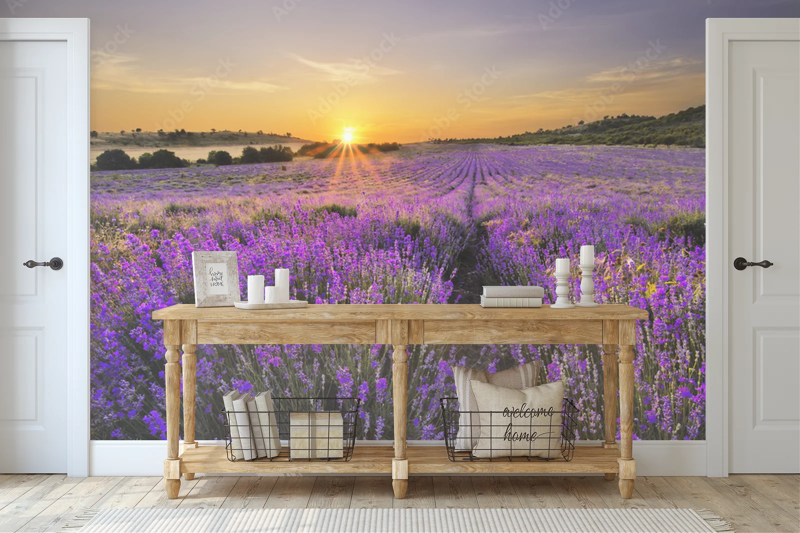 Kwiatowe wzruszenia w violetowej scenerii