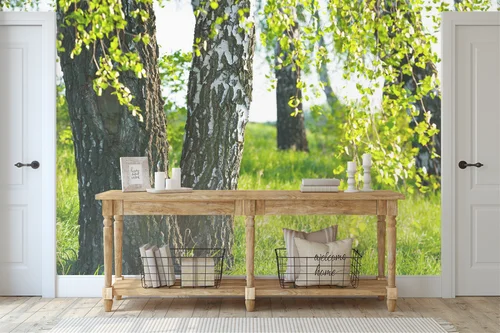 Biel birczanowego gaju w letniej harmonii