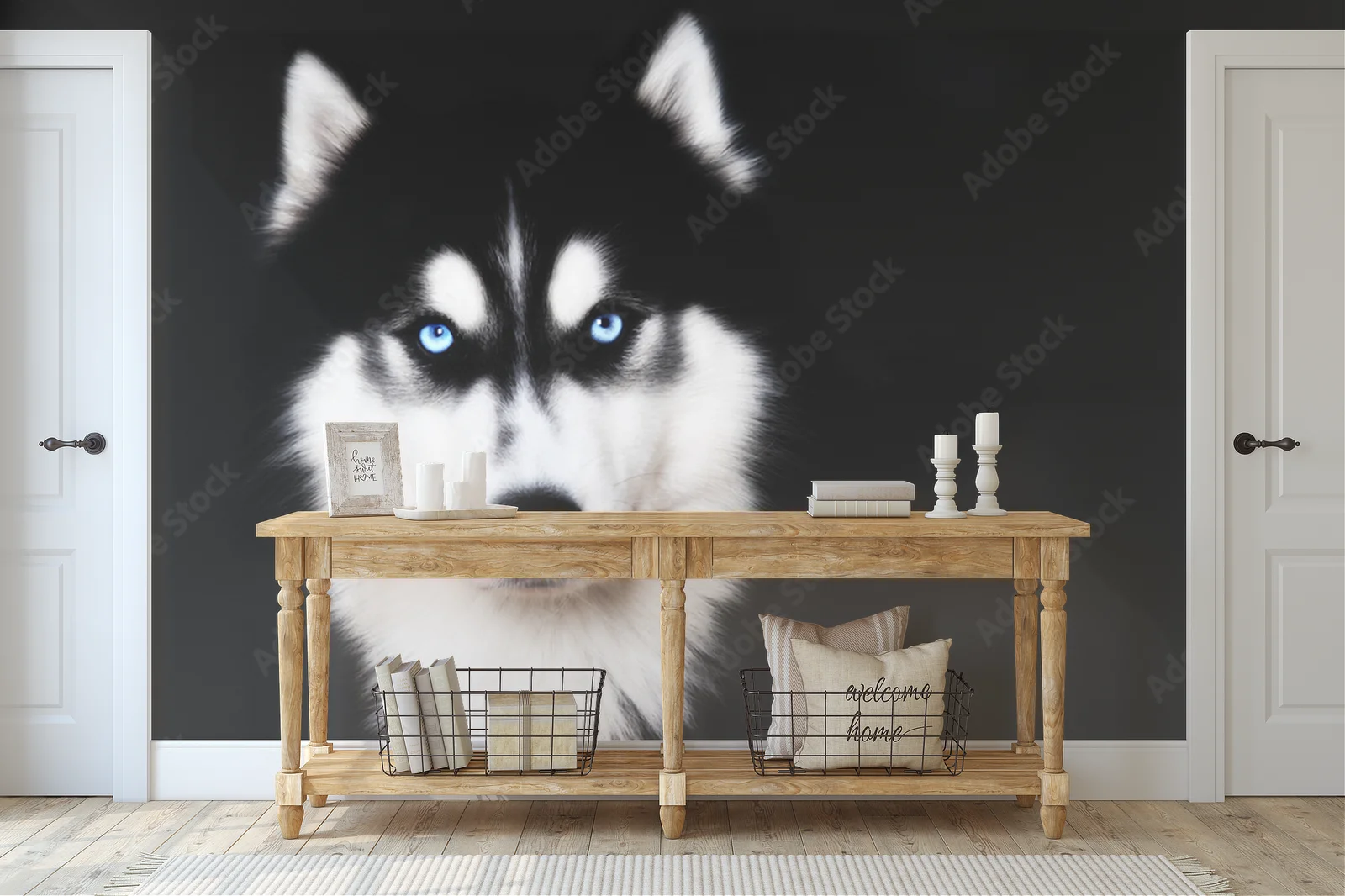 Nieziemskie spojrzenia: niebieskie oczy husky