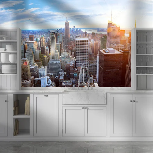 Manhattan o zachodzie słońca: Miejska Symfonia Colorów