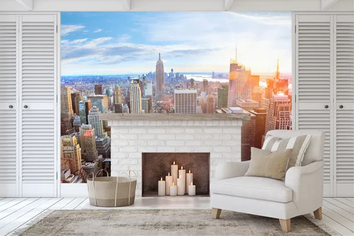 Manhattan o zachodzie słońca: Miejska Symfonia Colorów