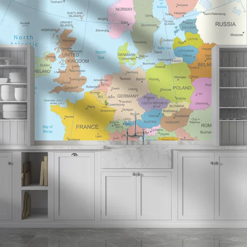 Europejska mozaika w pastelowych odcieniach