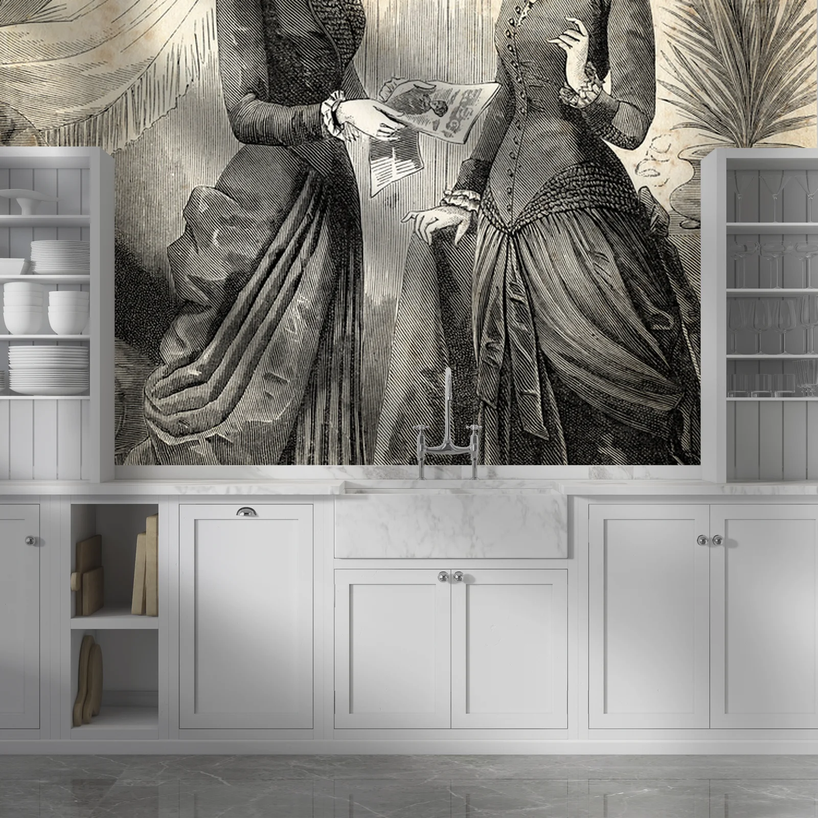 Elegancka rozgrywka surrealizmu w ciemnych barwach