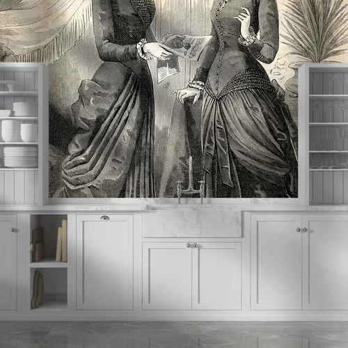 Elegancka rozgrywka surrealizmu w ciemnych barwach