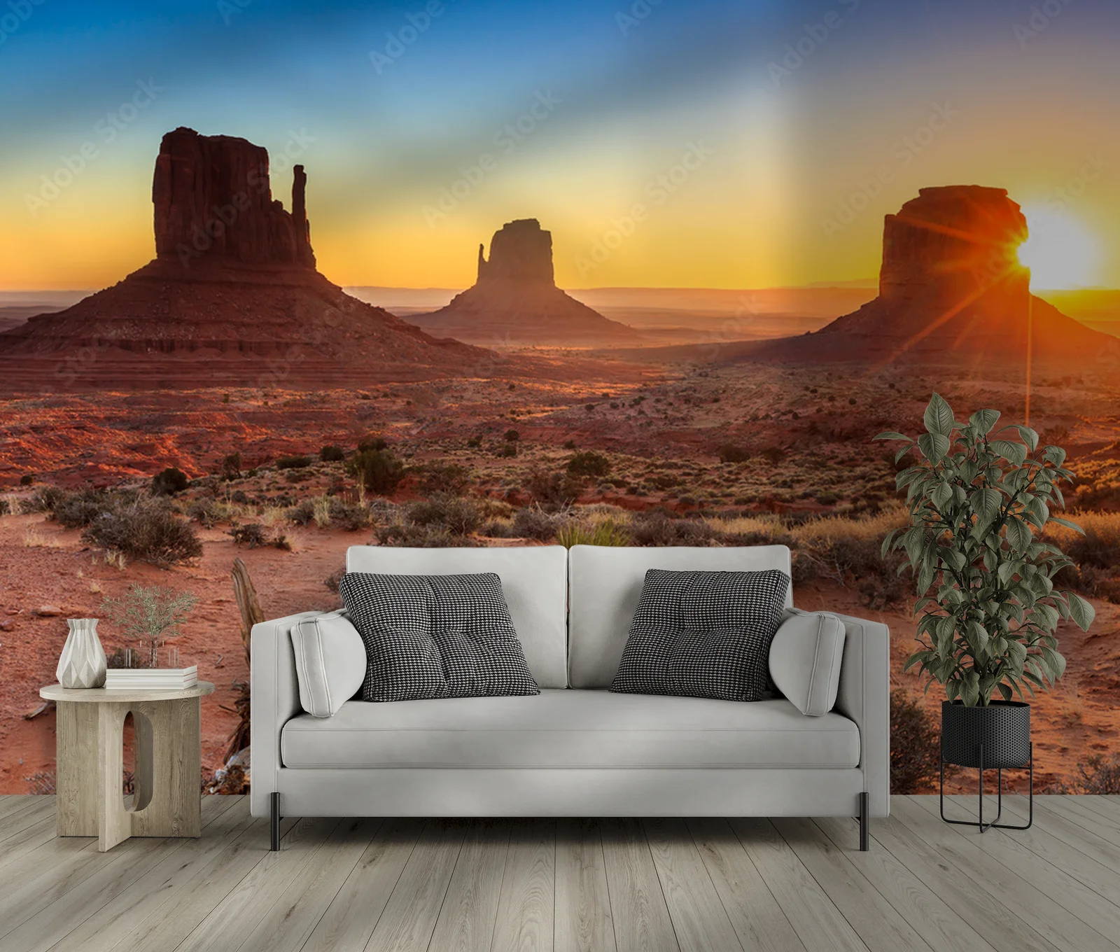 Magiczny zachód słońca w Monument Valley
