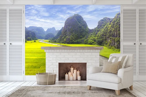 Malownicze pejzaże Ninh Binh w wiosennych barwach