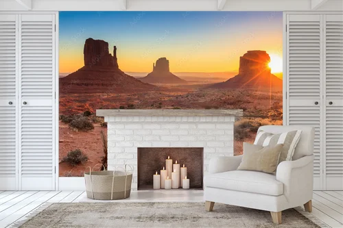 Magiczny zachód słońca w Monument Valley