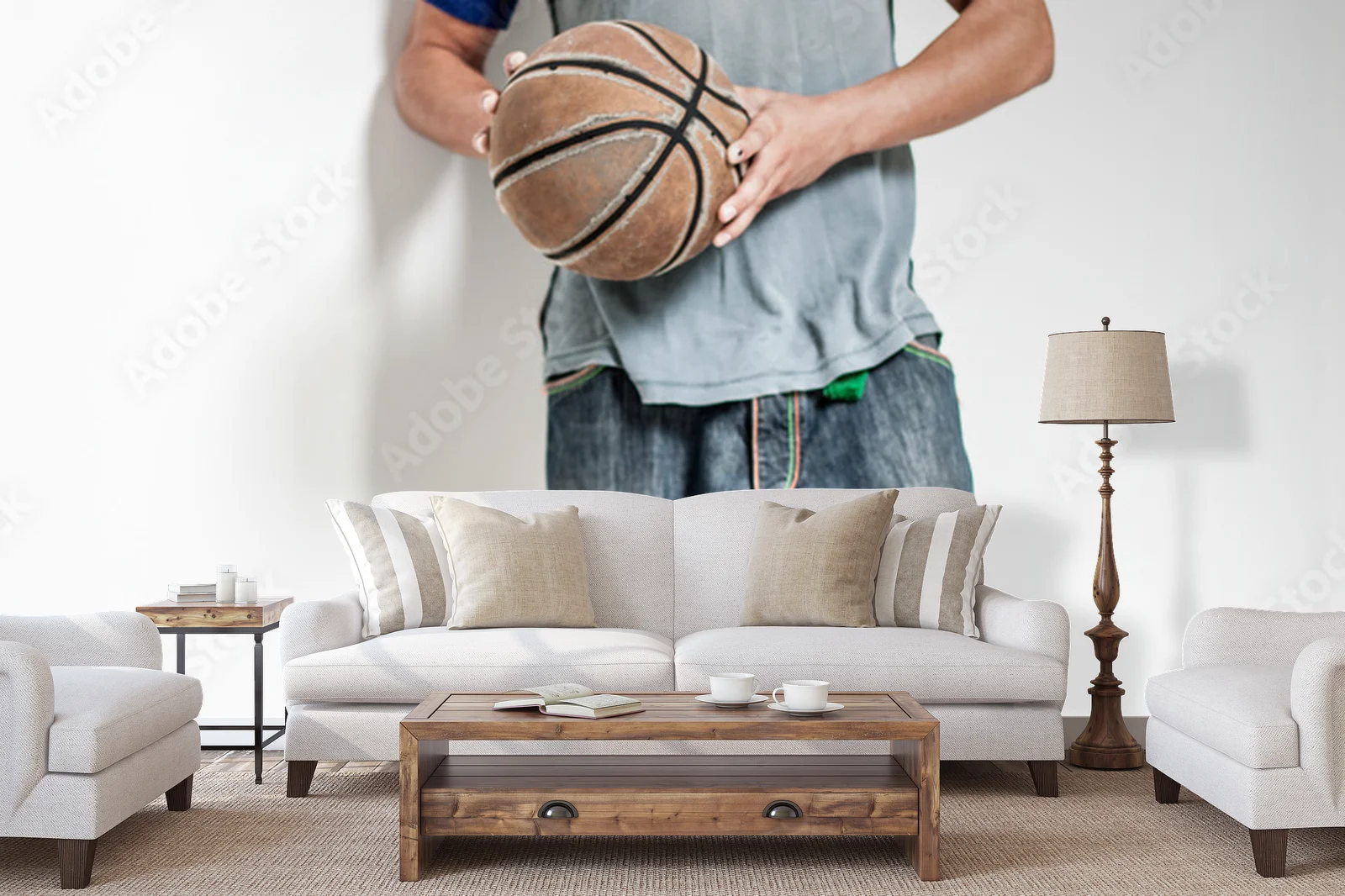 Dynamiczny portret młodego sportowca na ciemnym tle