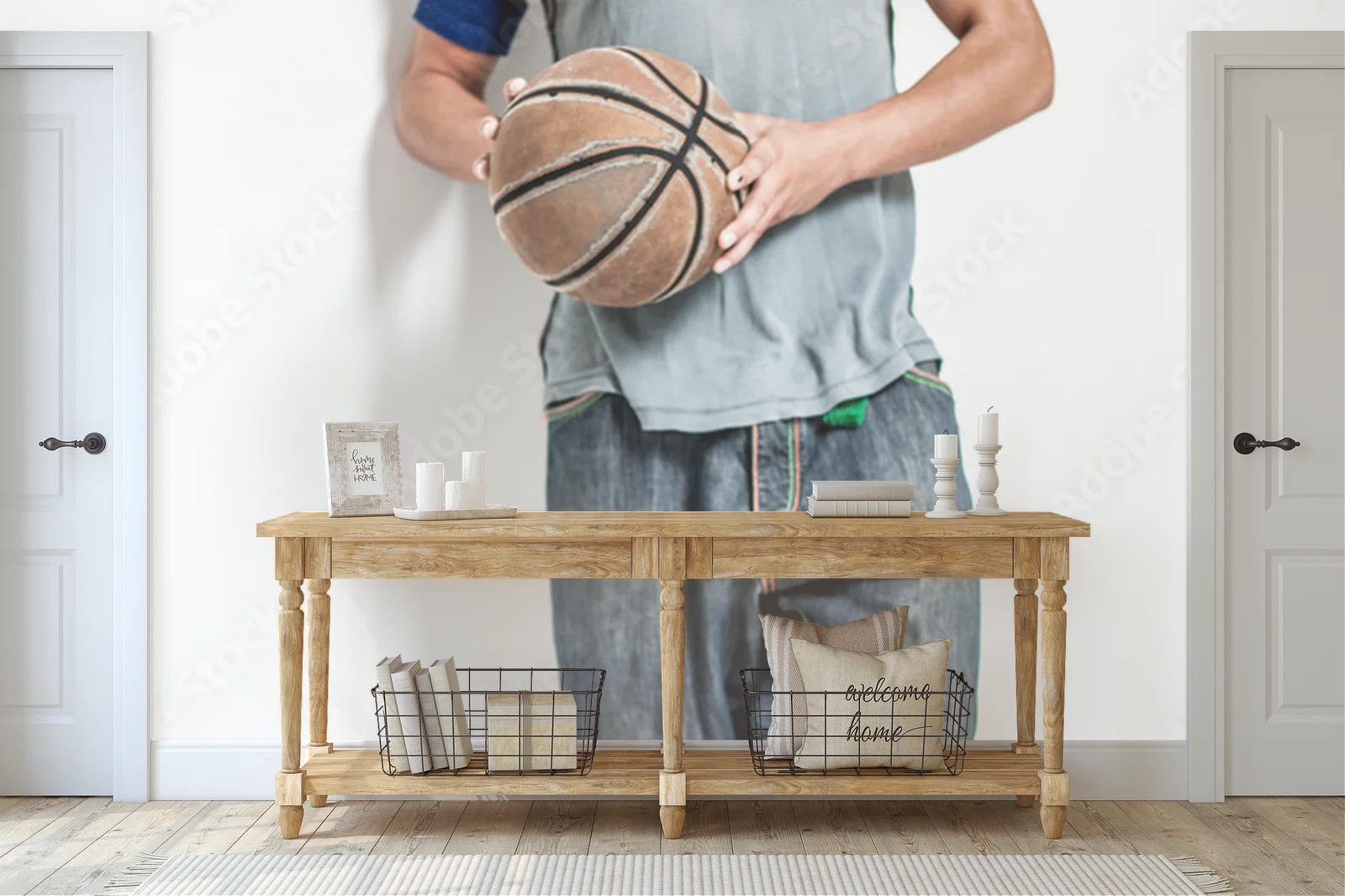 Dynamiczny portret młodego sportowca na ciemnym tle