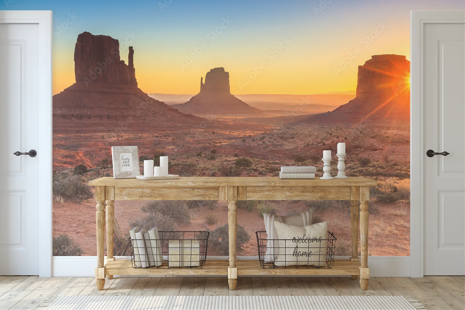 Magiczny zachód słońca w Monument Valley
