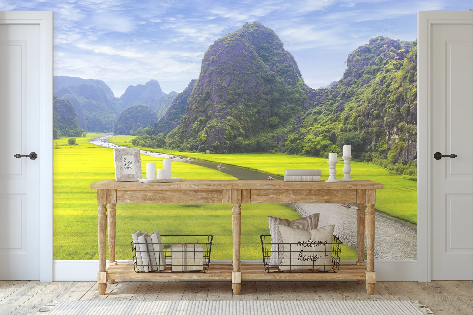 Malownicze pejzaże Ninh Binh w wiosennych barwach