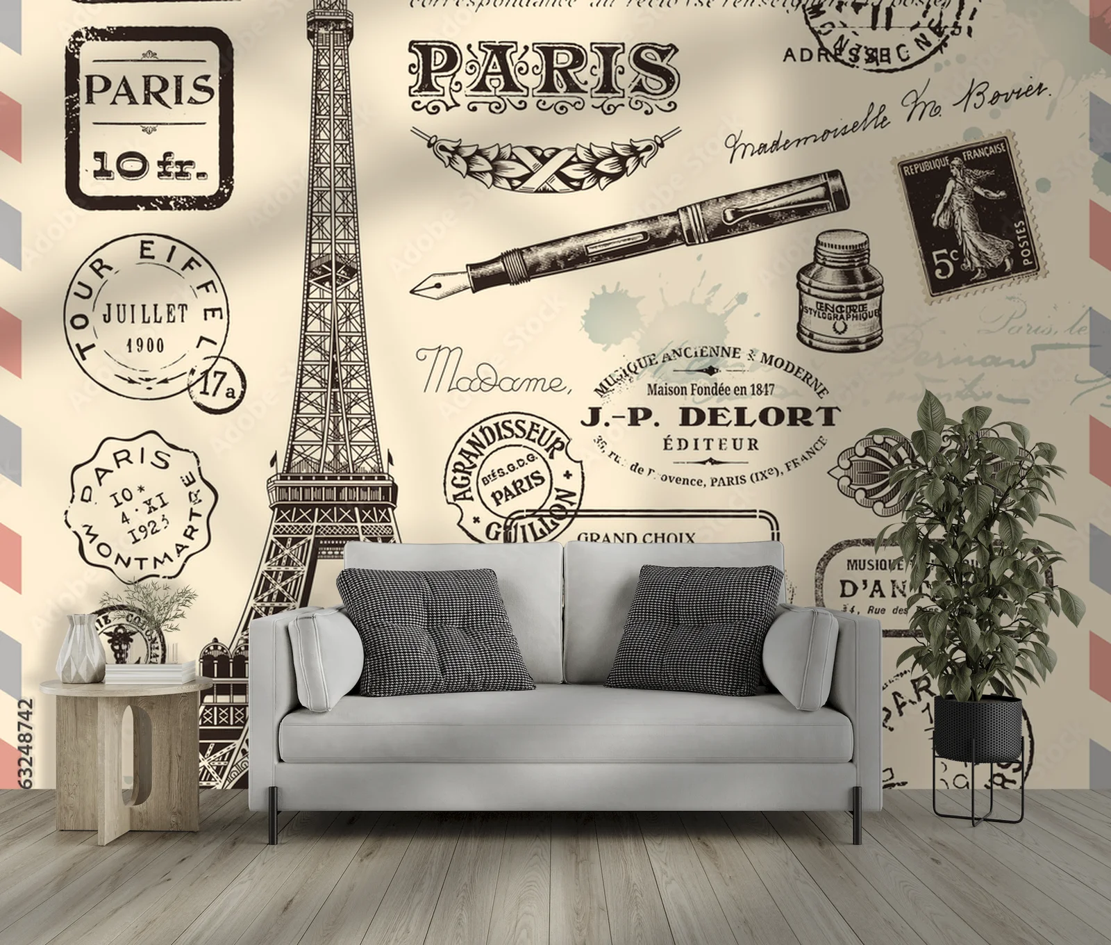 Paris skóry sentymentów w pastelowych odcieniach