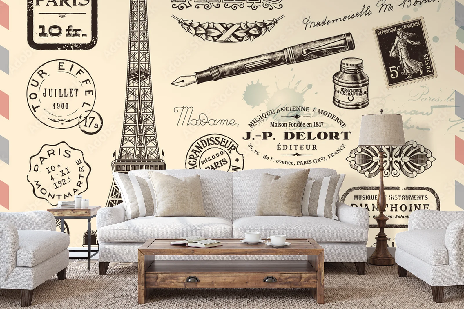 Paris skóry sentymentów w pastelowych odcieniach