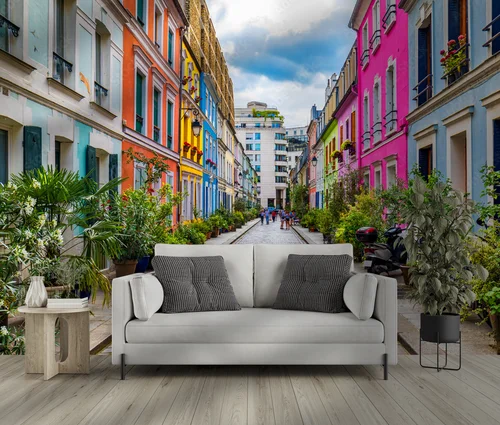 Kolorowe marzenia na Rue Cremieux w Paryżu