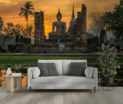 Niezwykła atmosfera świątyni w Sukhothai