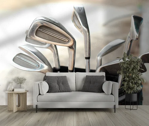 Eleganckie metalowe akcesoria golfowe w harmonijnym zestawieniu