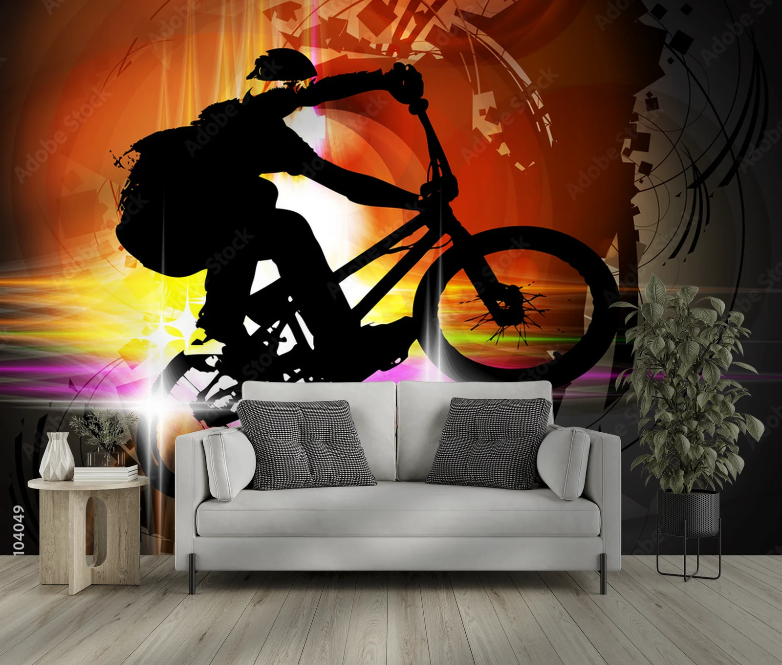 Ekstremalne skoki BMX w miejskiej scenerii