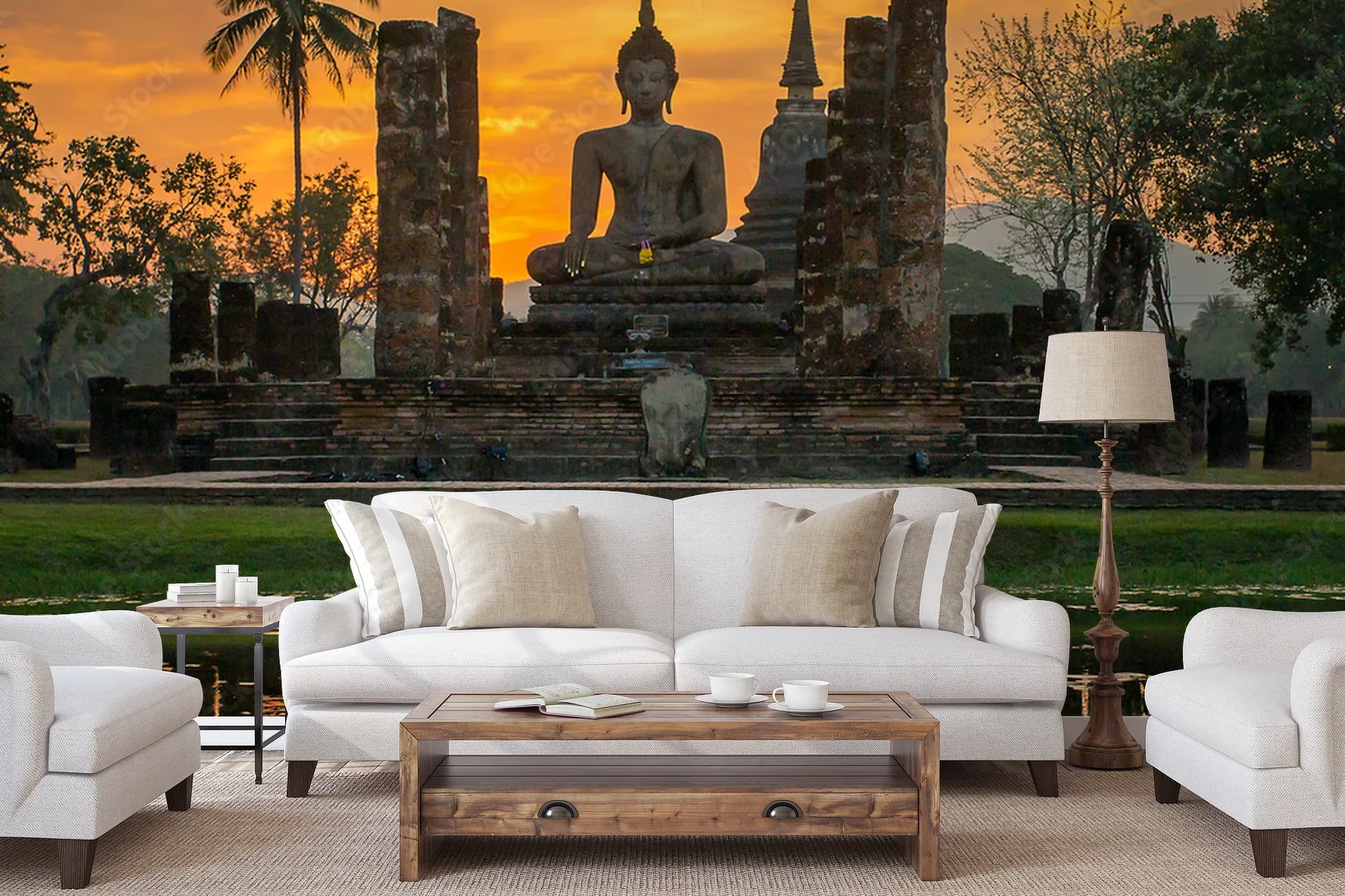 Niezwykła atmosfera świątyni w Sukhothai