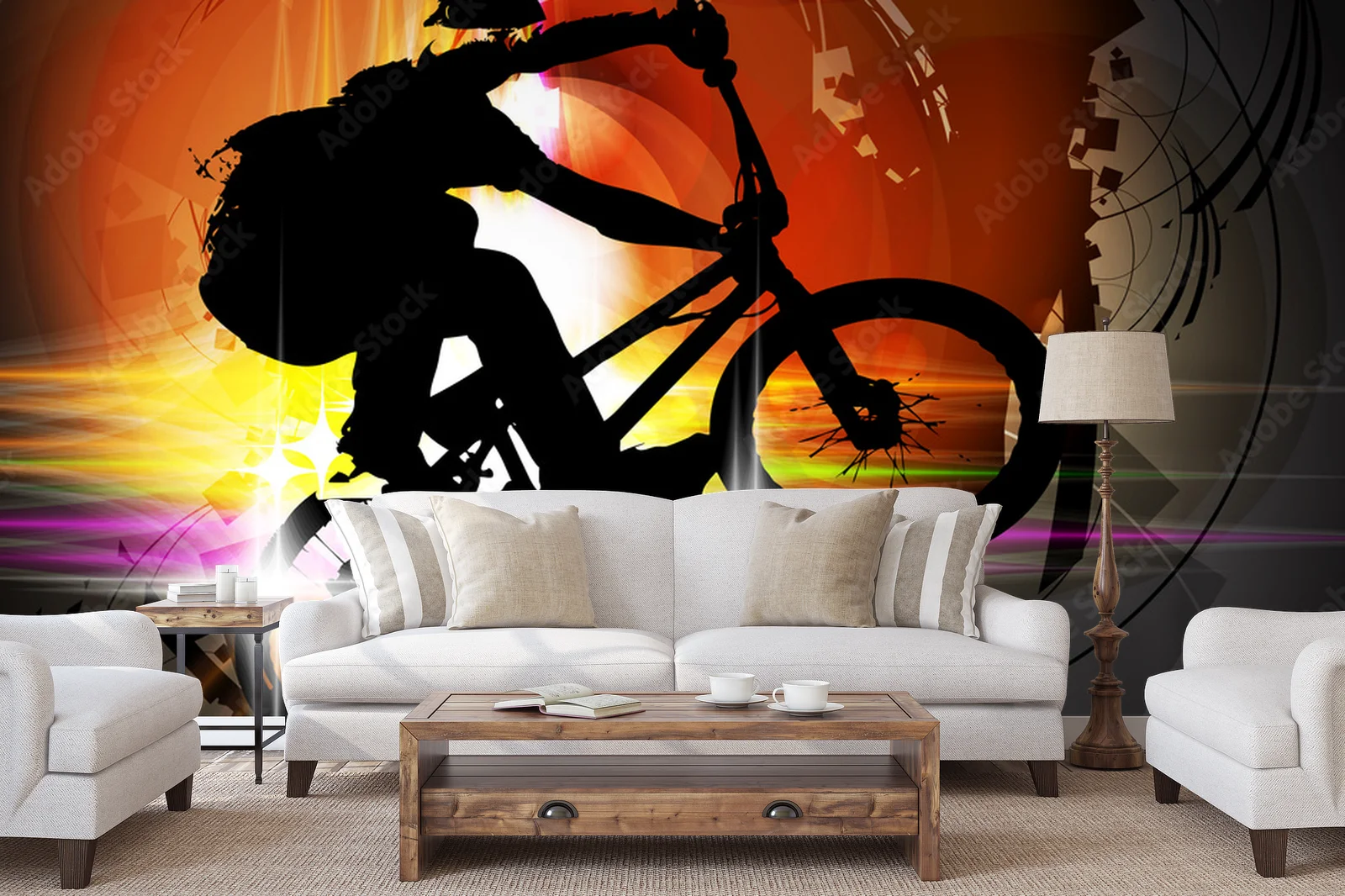 Ekstremalne skoki BMX w miejskiej scenerii