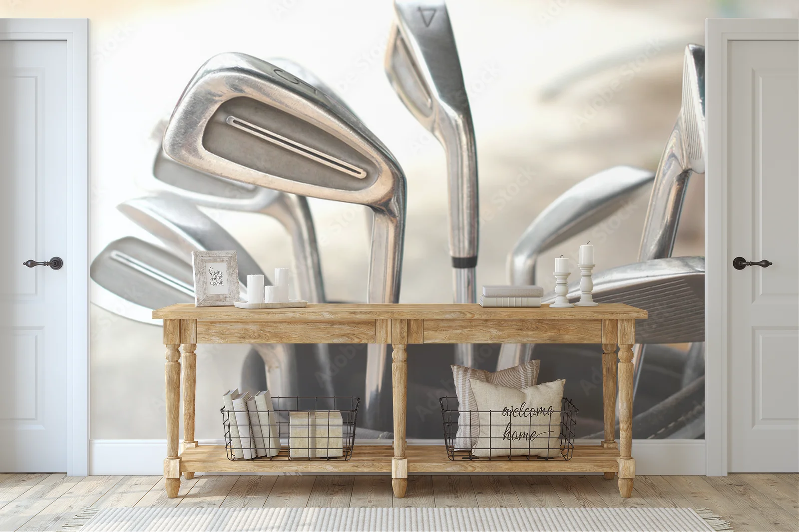 Eleganckie metalowe akcesoria golfowe w harmonijnym zestawieniu