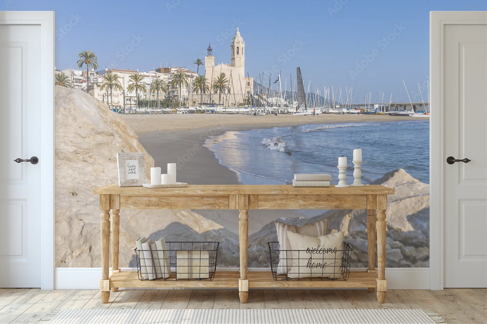 Niebieska harmonia w Sitges: Świątynia Sant Bartomeu