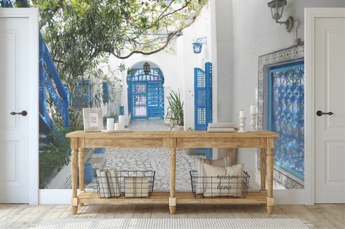 Wspomnienia z letniego dziedzińca w Sidi Bou Said