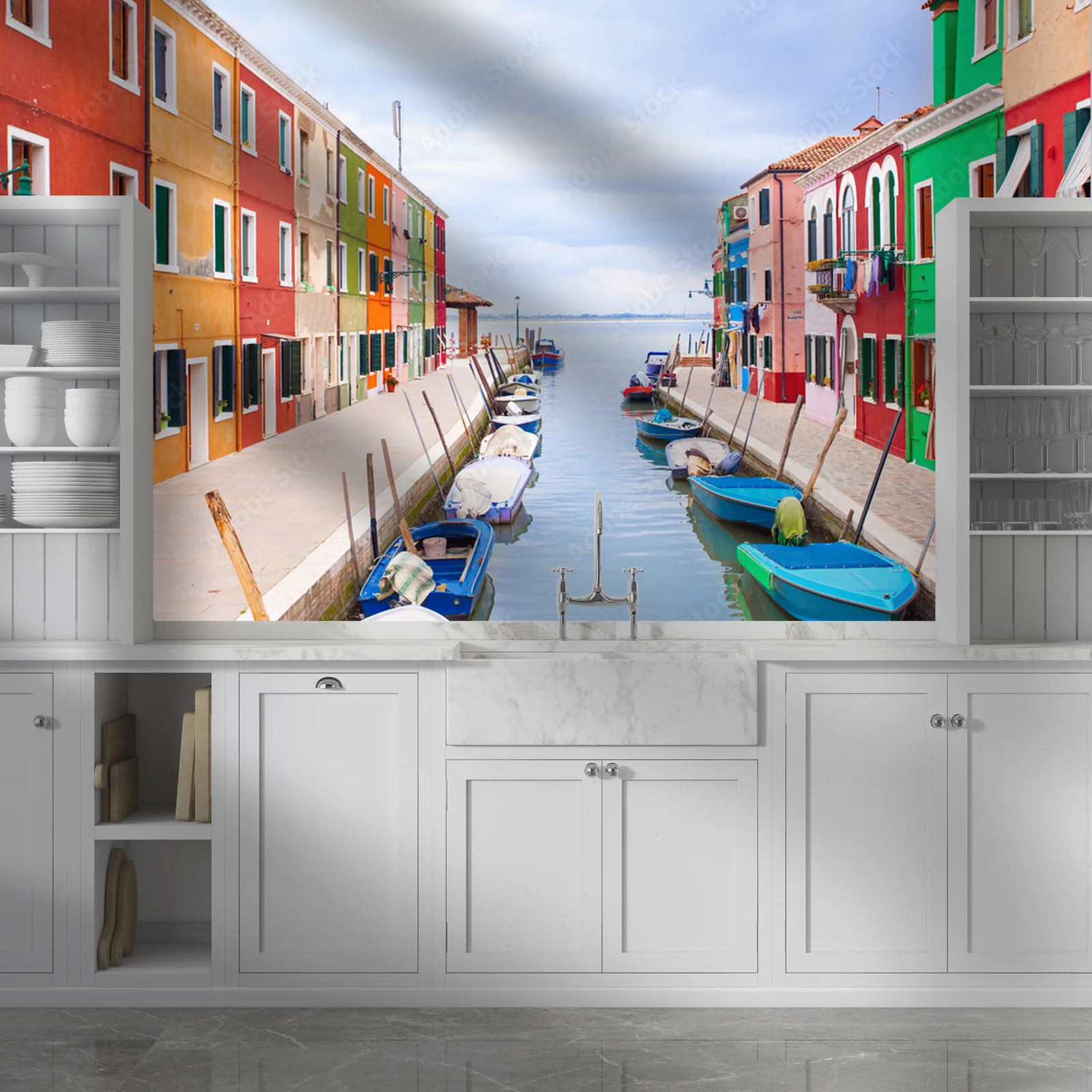 Kolorowy urok wyspy Burano w pastelowych odcieniach