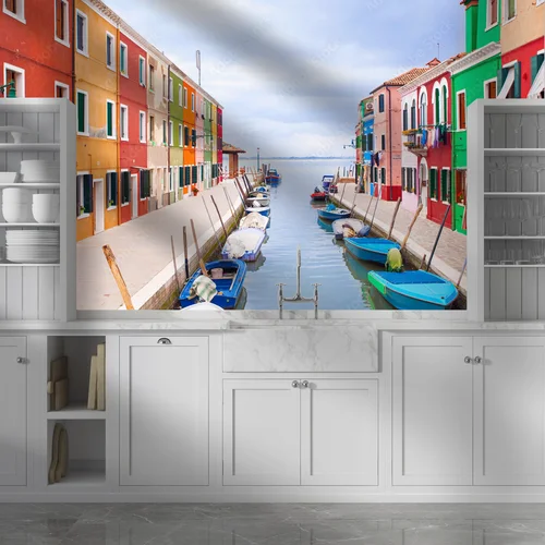 Kolorowy urok wyspy Burano w pastelowych odcieniach