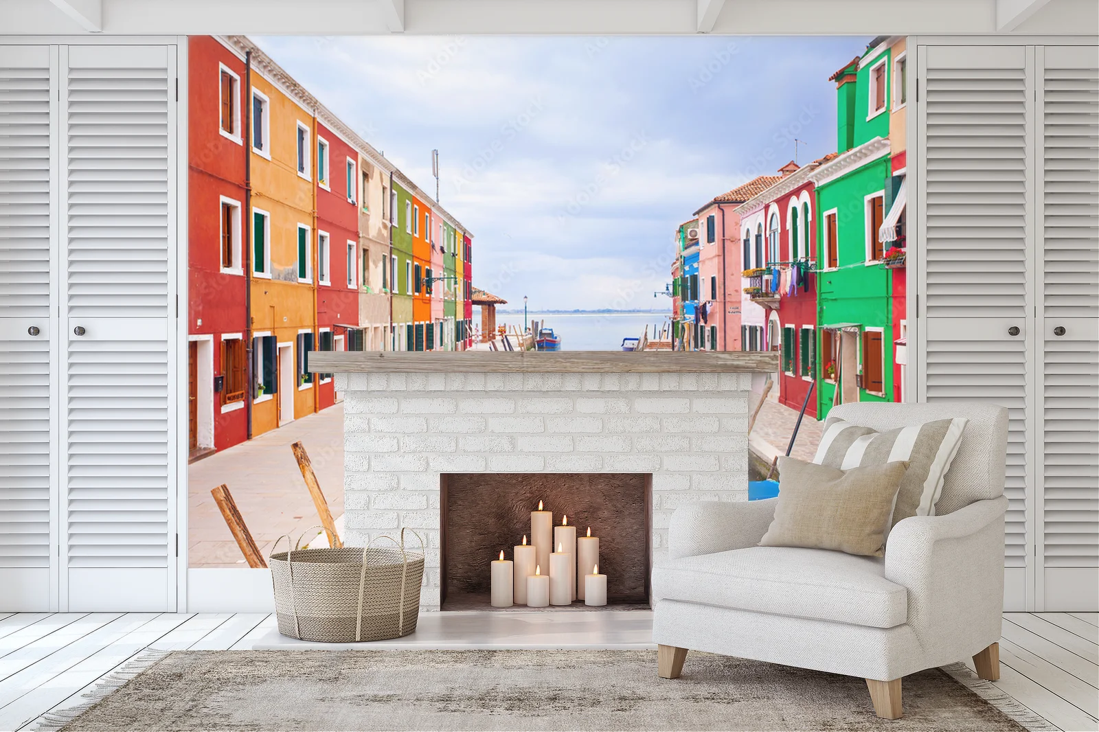 Kolorowy urok wyspy Burano w pastelowych odcieniach
