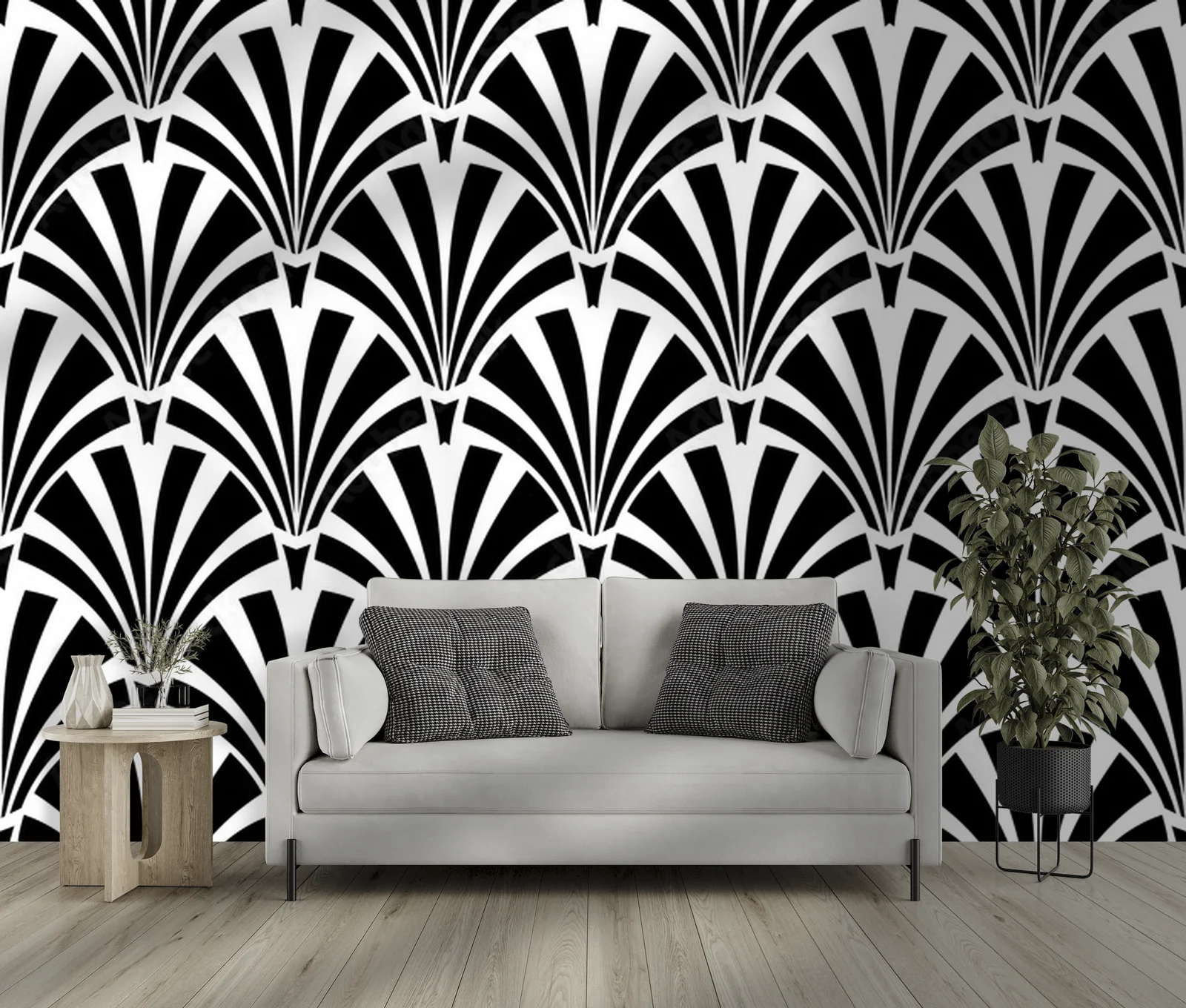 Czarujące ornamenty w eleganckich odcieniach czerni