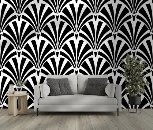 Czarujące ornamenty w eleganckich odcieniach czerni