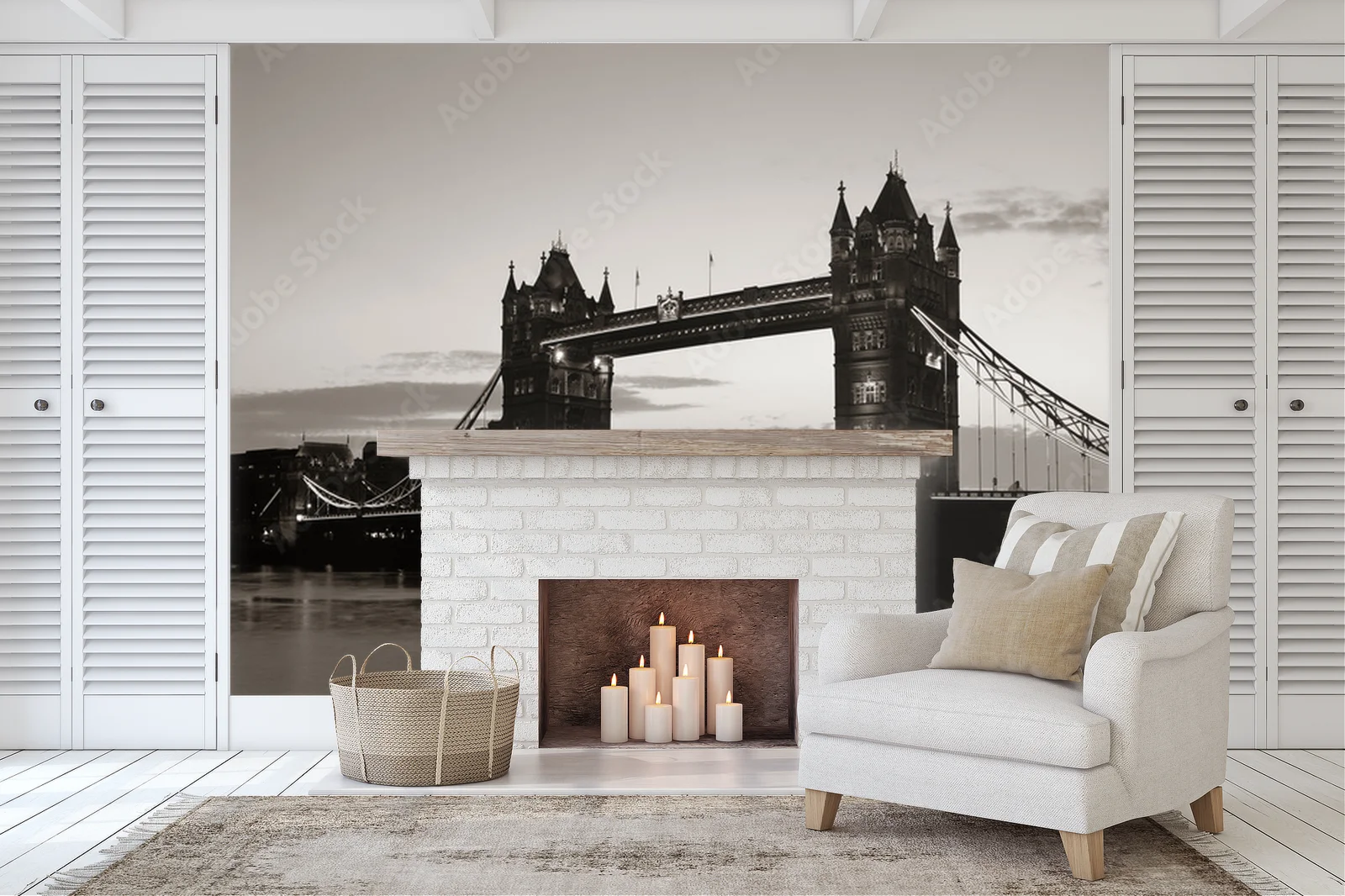 Ikoniczny Tower Bridge w nostalgicznych odcieniach