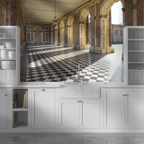 Wspaniałe ornamenty w białej harmonii