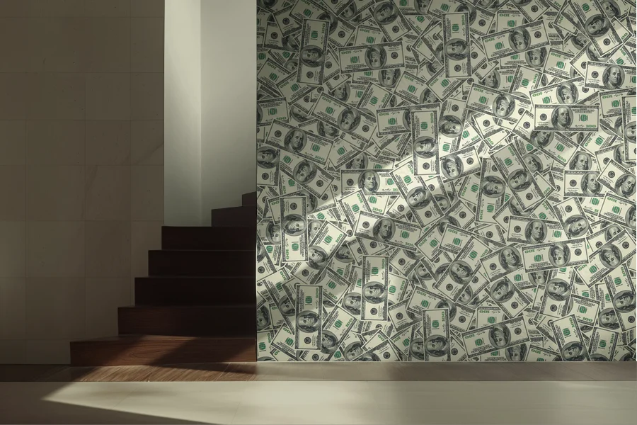 Harmonijna kompozycja pełna amerykańskiego ducha