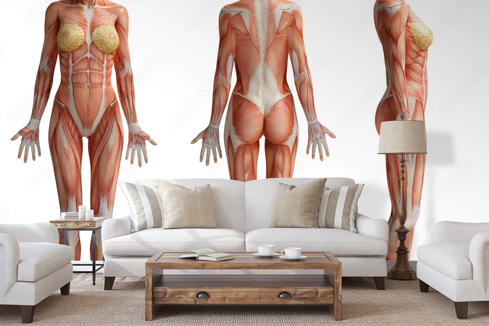 Harmonia kobiecej anatomii w bieli i subtelnych odcieniach