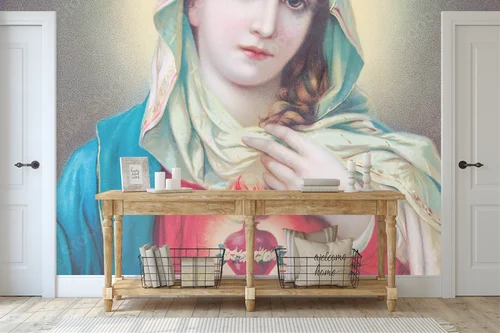 Pastelowa mgiełka i duchowa głębia Matki Bożej