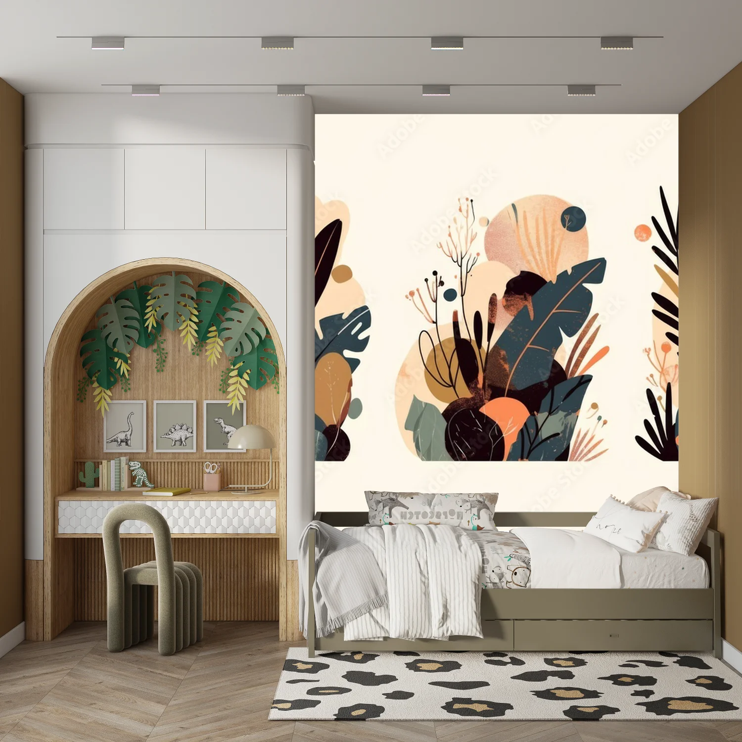 Elegancka boho botanika w pastelowych odcieniach