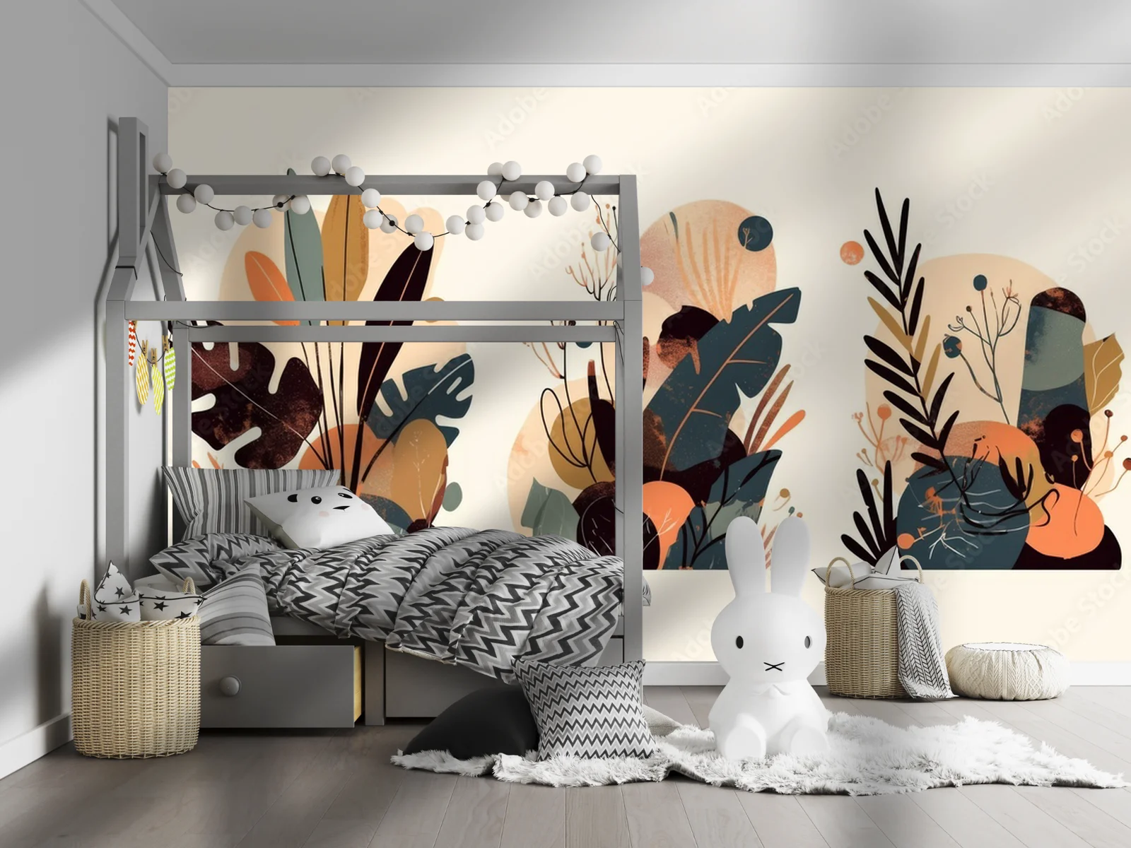 Elegancka boho botanika w pastelowych odcieniach