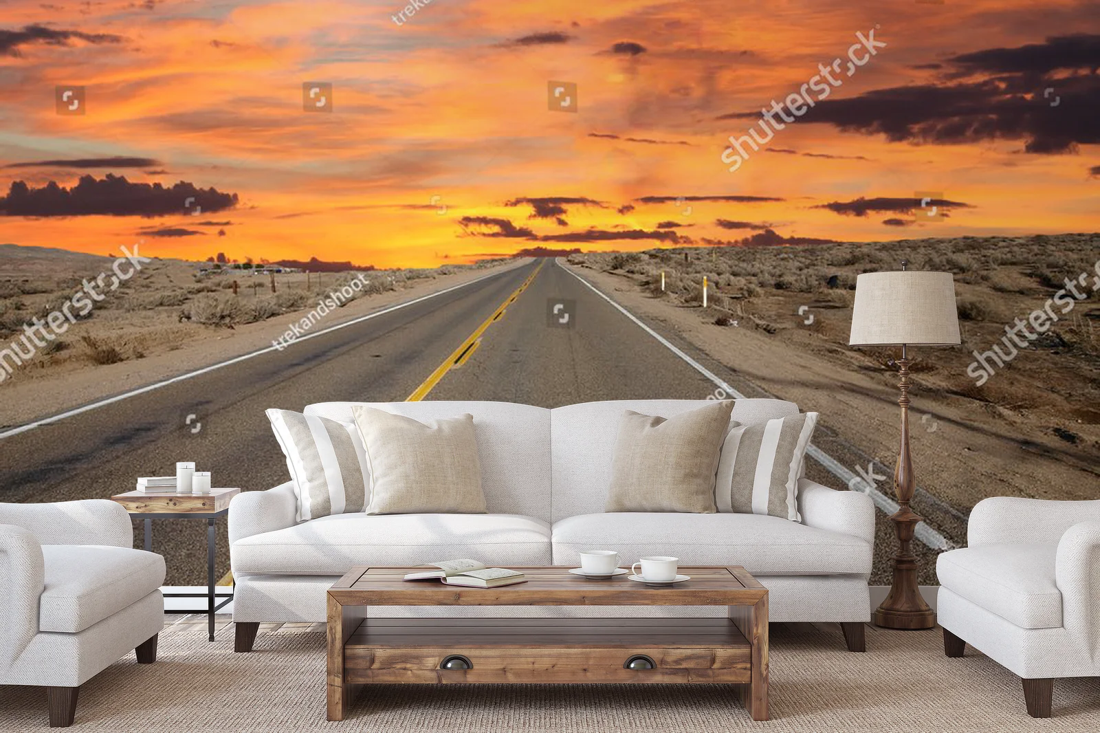 Zachód słońca na legendarnym Route 66