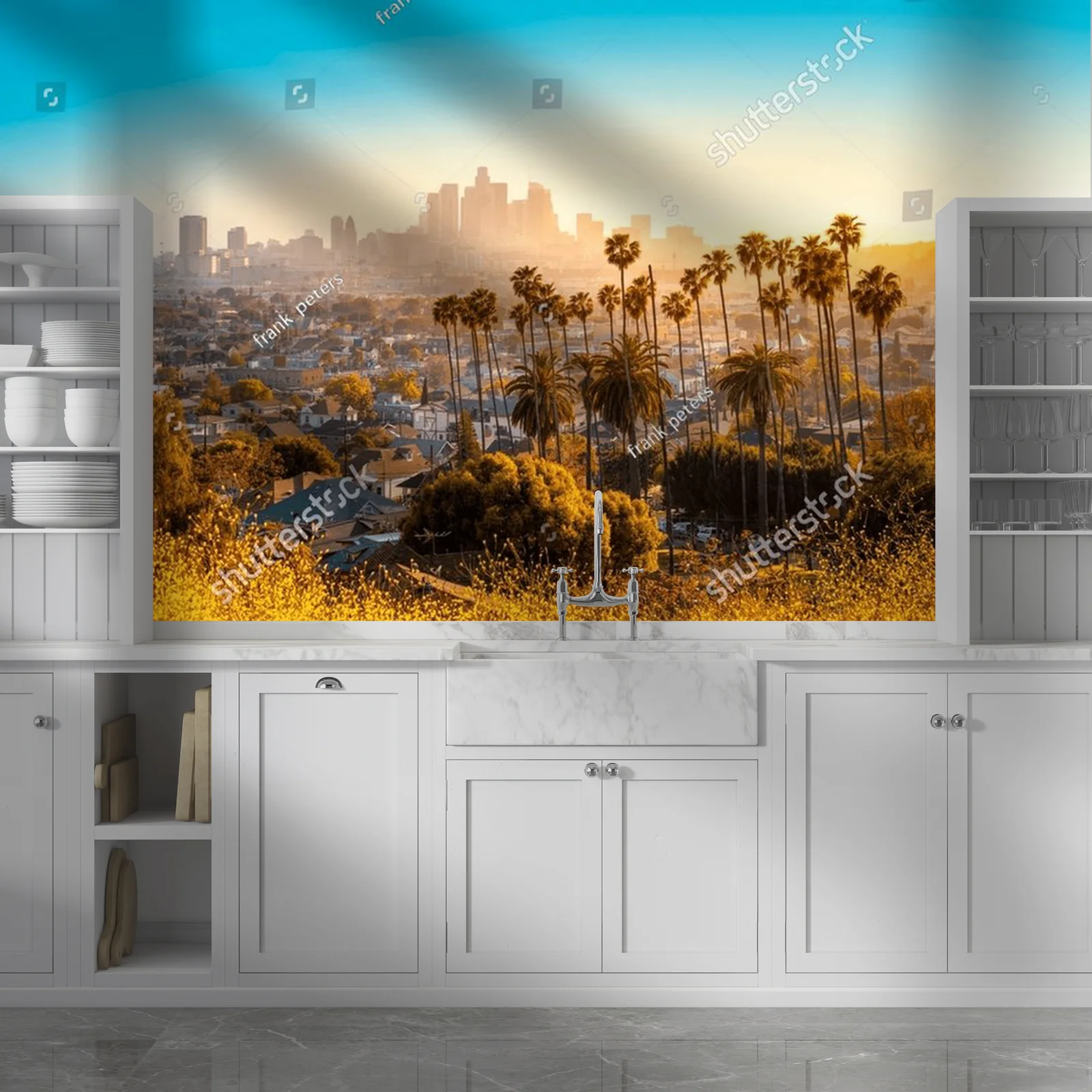 Zachód słońca nad Los Angeles - panorama marzeń