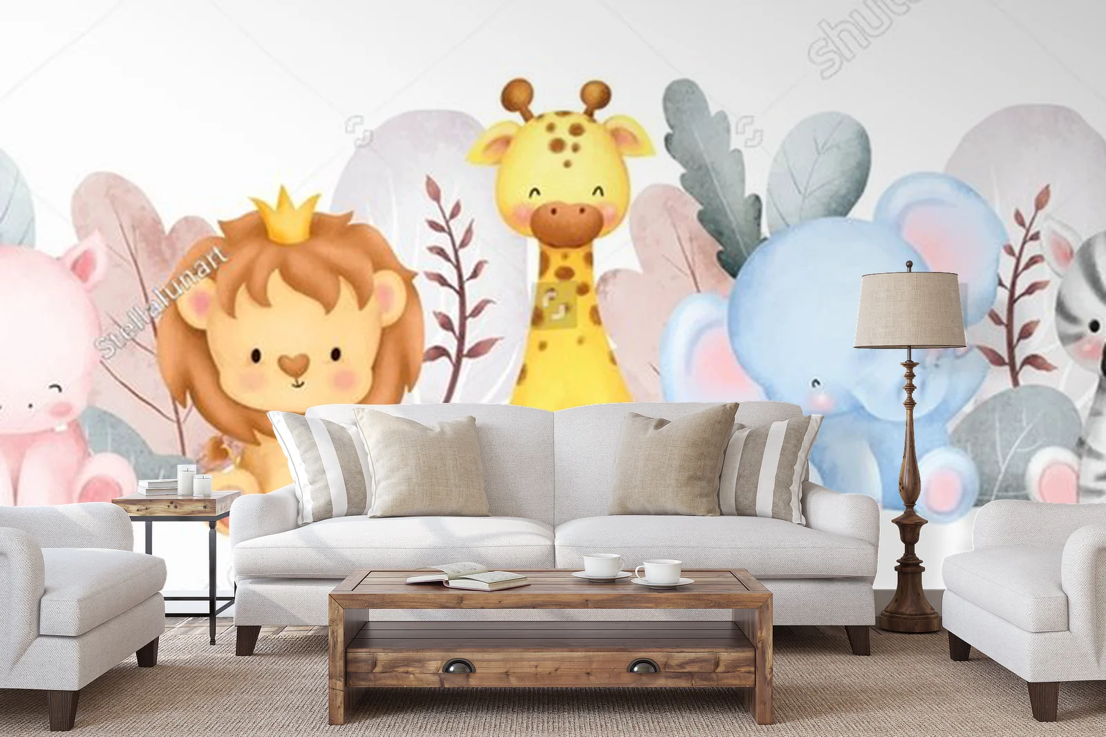 Urocze safari w akwarelowych odcieniach