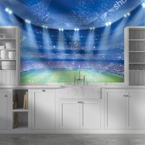 Stadionowy blask nocy w 3D – emocje na boisku