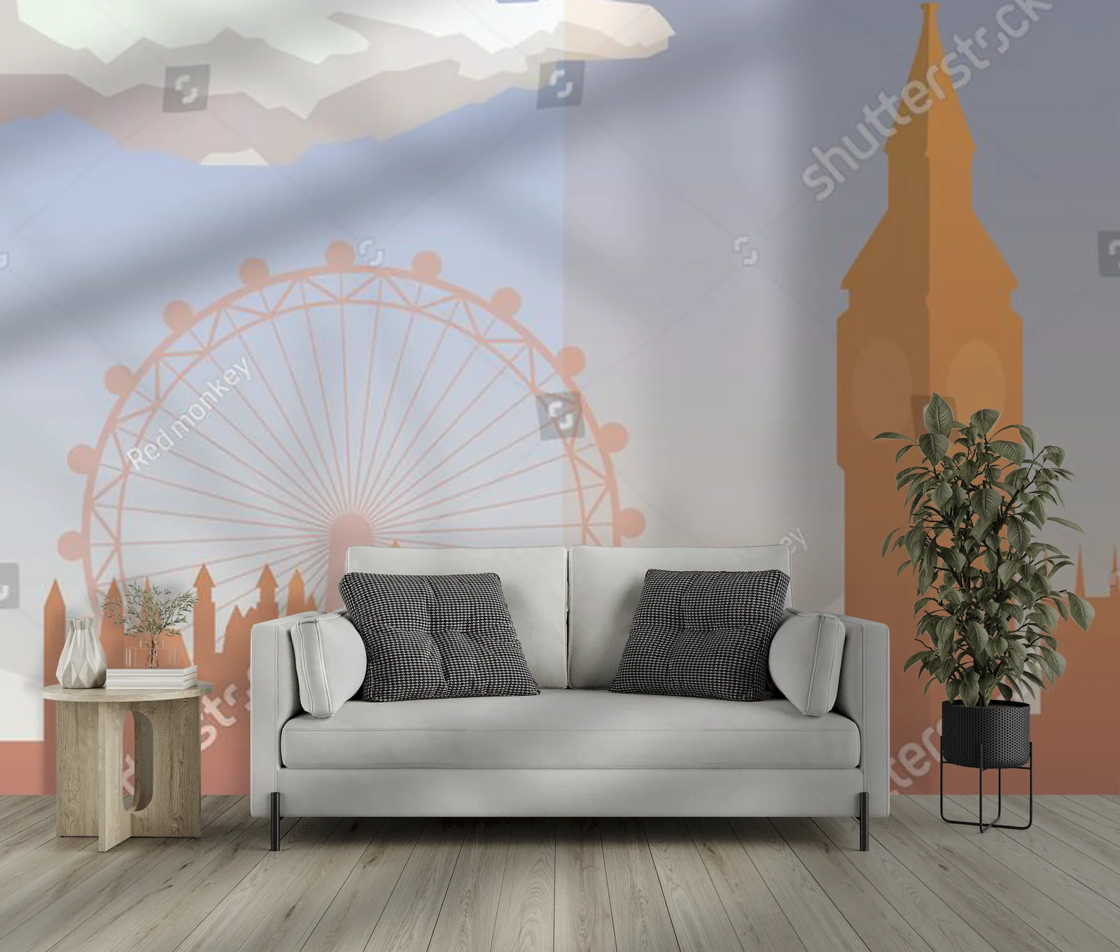 Retro podróż do Londynu w pastelowych barwach